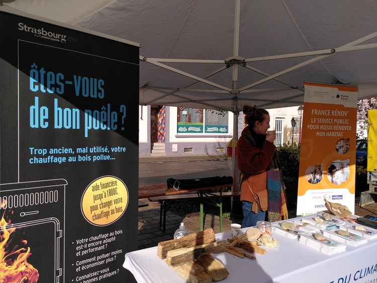 Présentation du Fonds Air Bois au marché