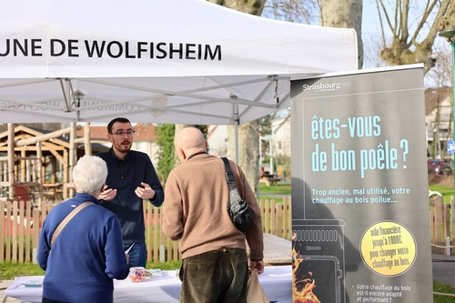 Présentation du Fonds Air Bois au marché